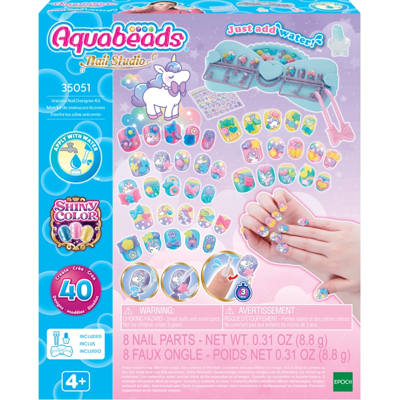 Kit manucure licorne Aquabeads