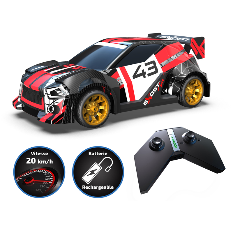 Véhicule 1/14 radio-commandé exost rally xtr