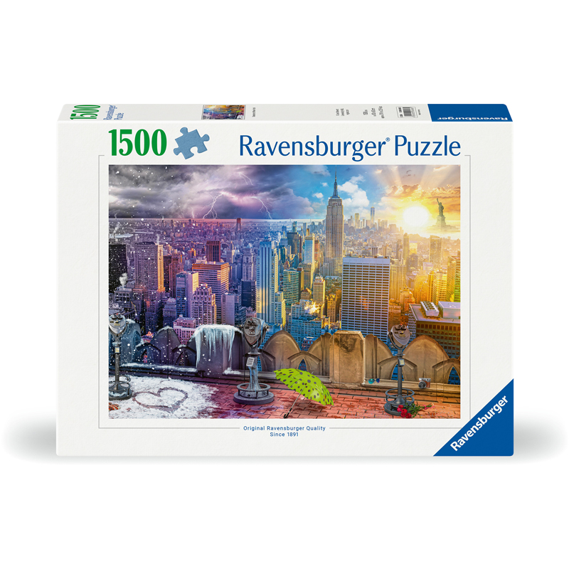 Puzzle 1500 pièces les saisons New York