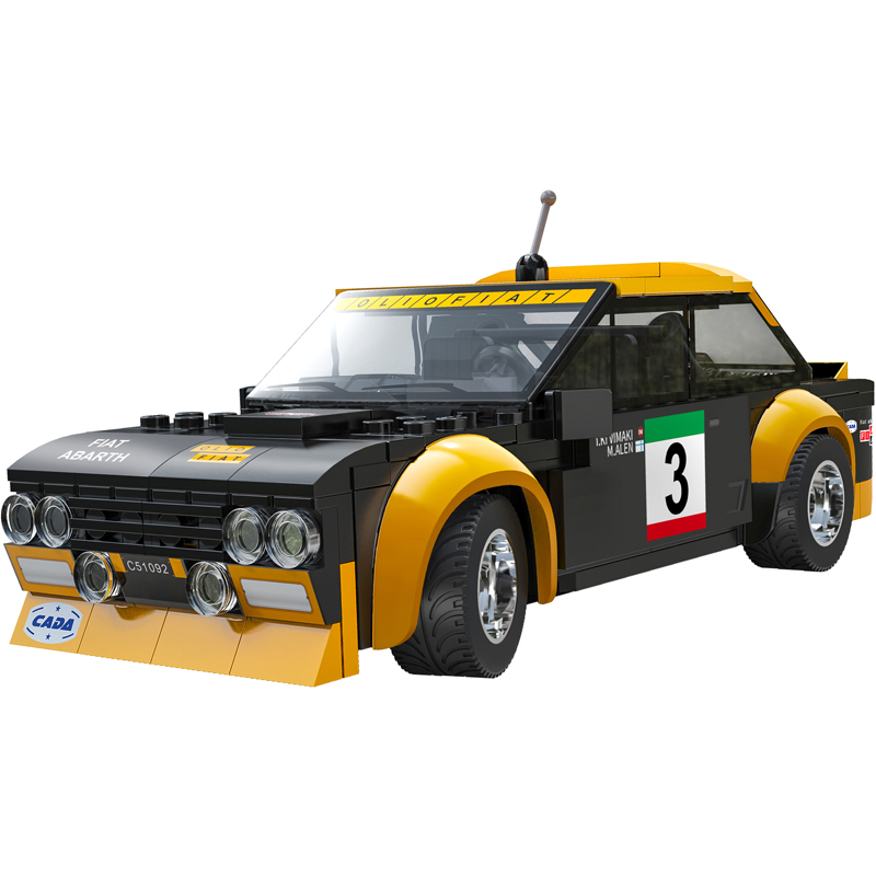 Briques 216 pièces véhicule abarth