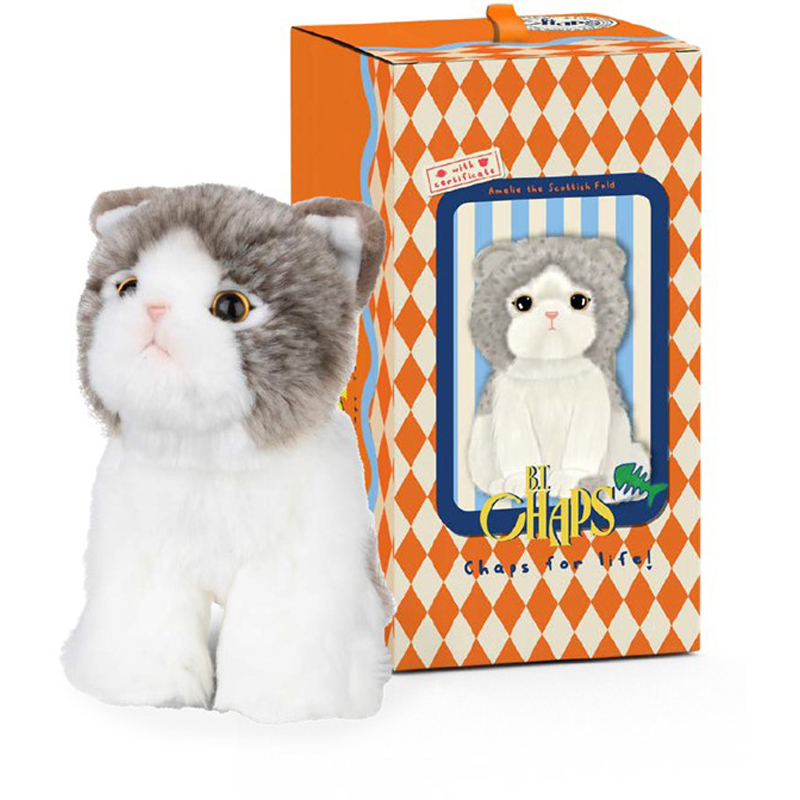 Peluche 17 cm amelie scottisch fold