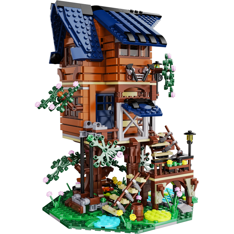 Briques 1155 pièces arbre maison