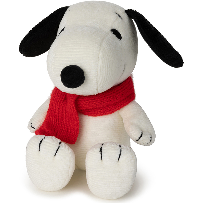 Peluche 17 cm snoopy assis echarpe