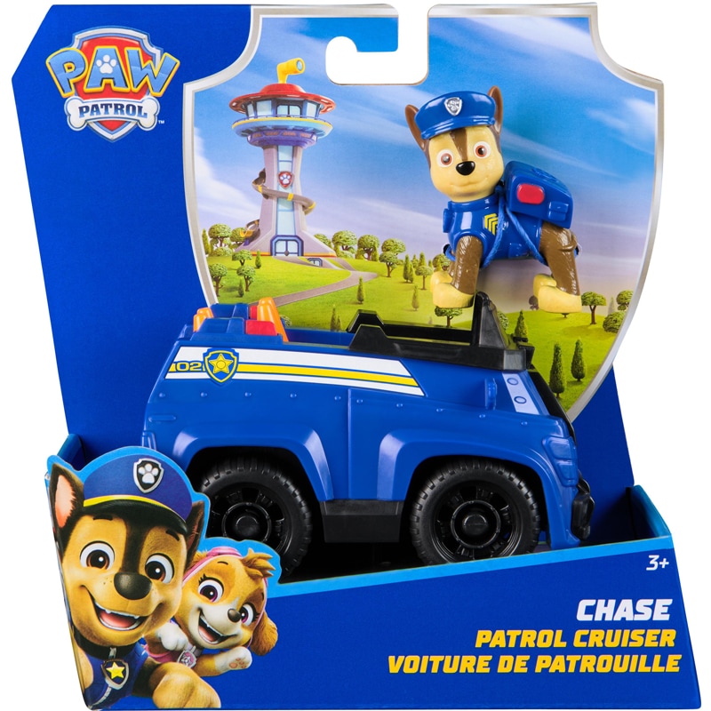 Véhicule + figurine chase Pat Patrouille
