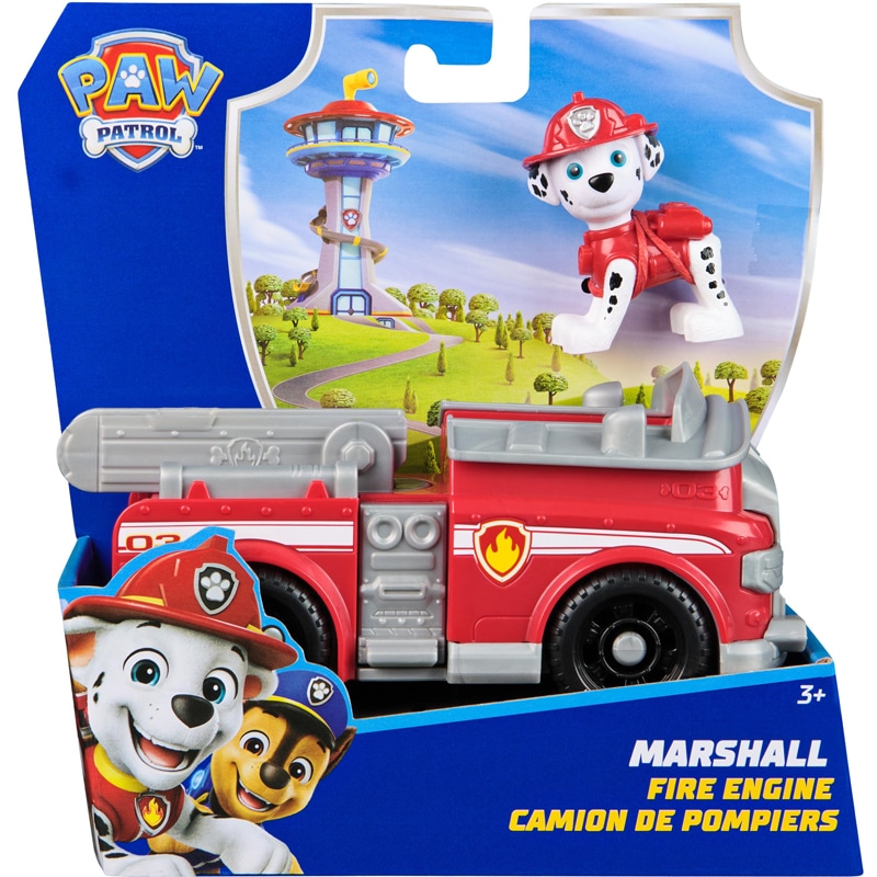 Véhicule + figurine marcus Pat Patrouille