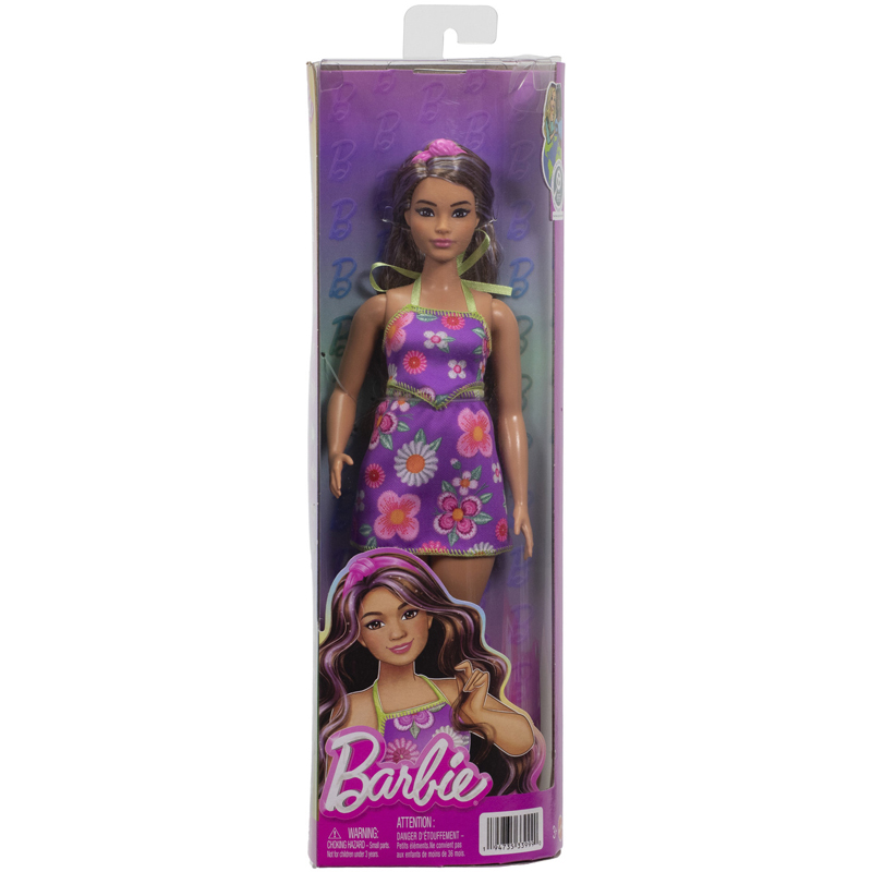 Poupée robe fleurie Barbie