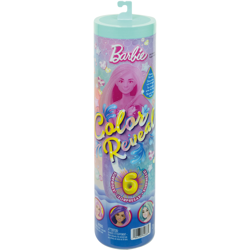 Poupée color reveal sirène Barbie