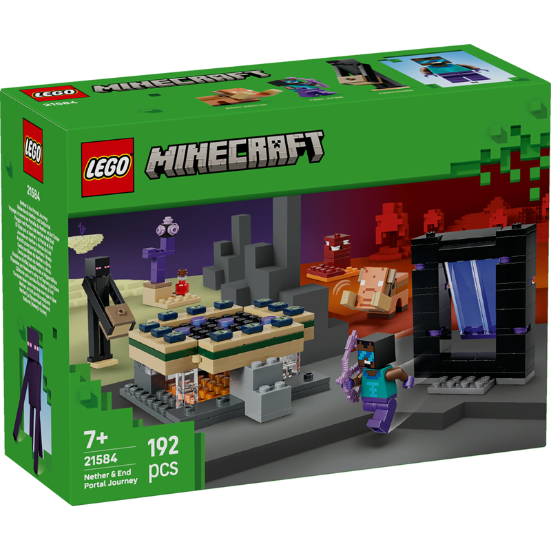 Lego 21584 - Portail nether + lender - Lego Minecraft