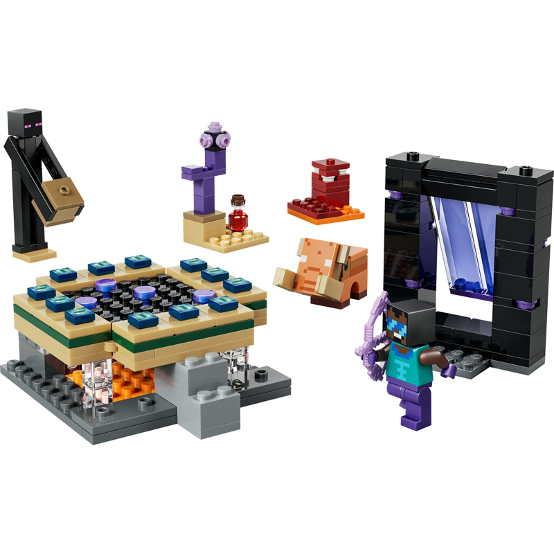 Lego 21584 - Portail nether + lender - Lego Minecraft