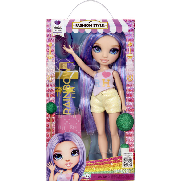Poupée 27 cm violet mode Rainbow High