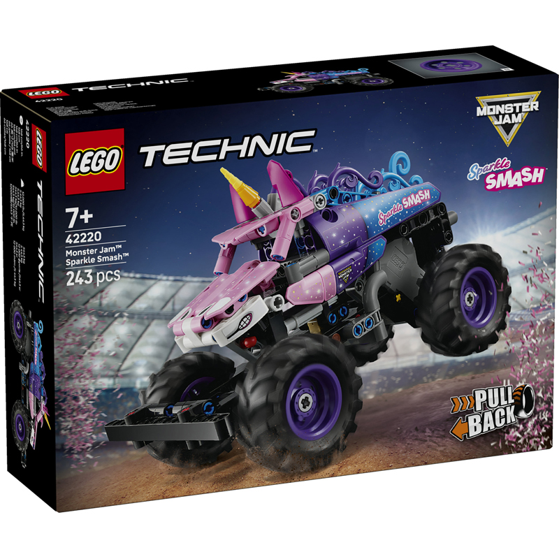 Lego 42220 - Véhicule sparkle monster jam rf - Lego Technic