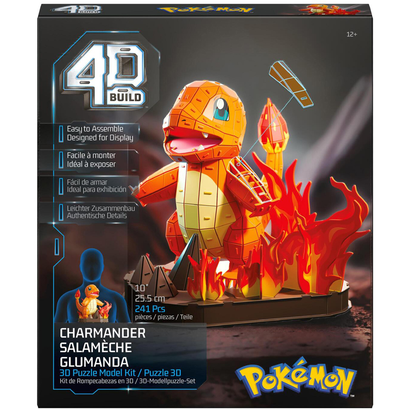 Puzzle 241 pièces 4d salameche Pokémon
