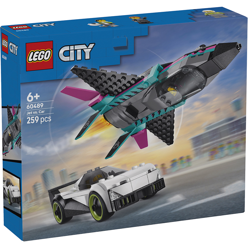 Lego 60489 - Le jet contre la voiture - Lego City