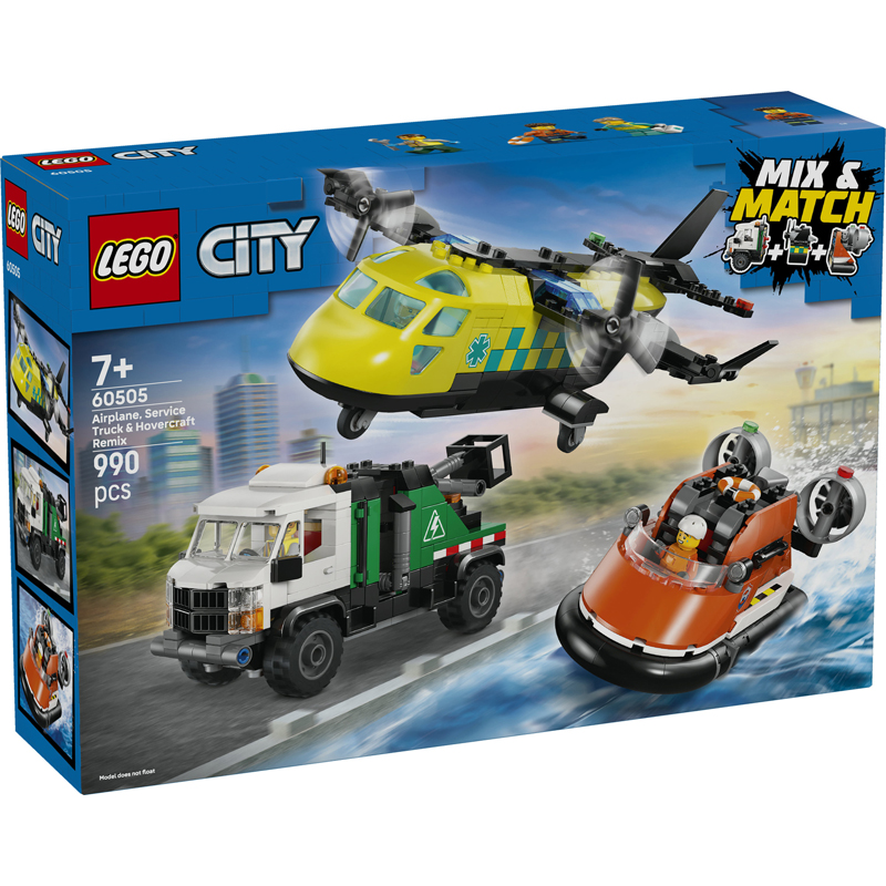 Lego 60505 - Avion +camion +aerogliss - Lego City