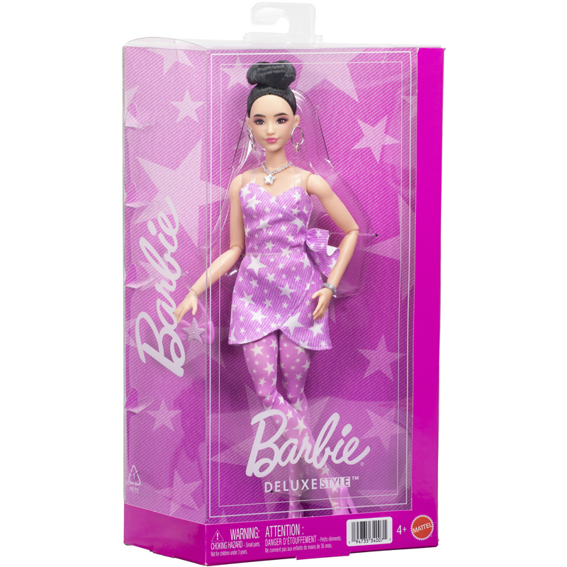 Poupée deluxe style rose Barbie