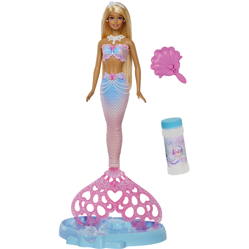 Poupée sirène bulles magiq Barbie