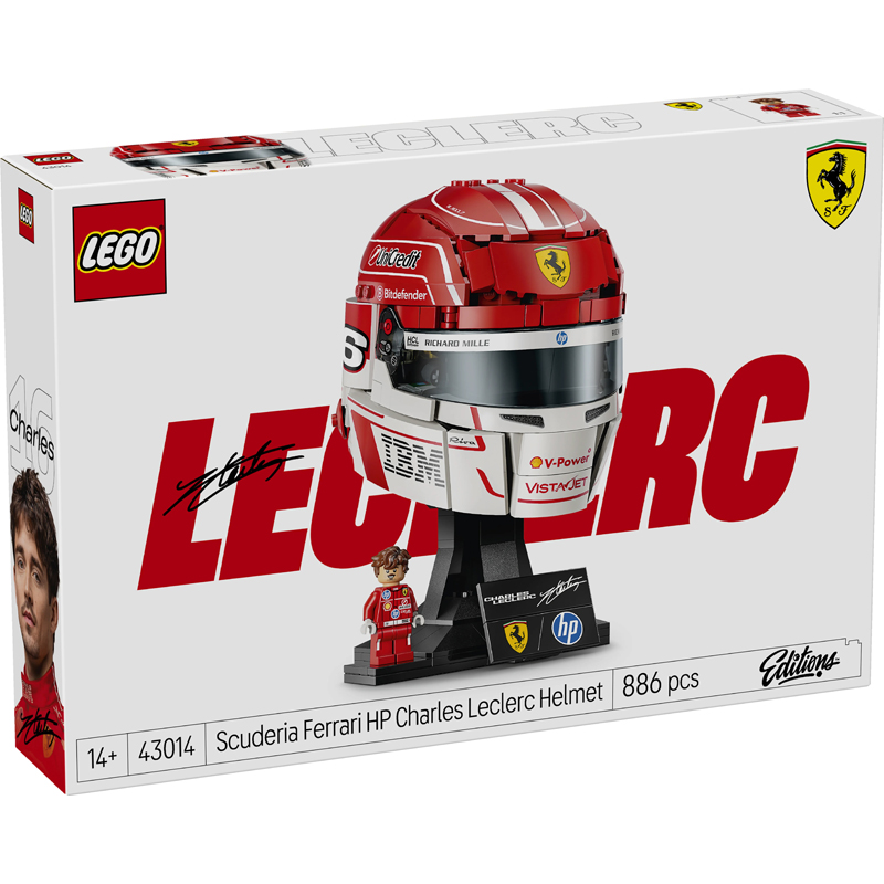 Lego 43014 - Casque charles leclerc - Lego Ferrari