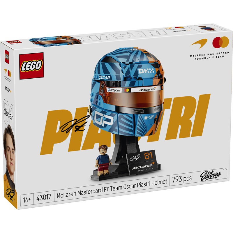 Lego 43017 - Casque oscar piastri - Lego Mclaren