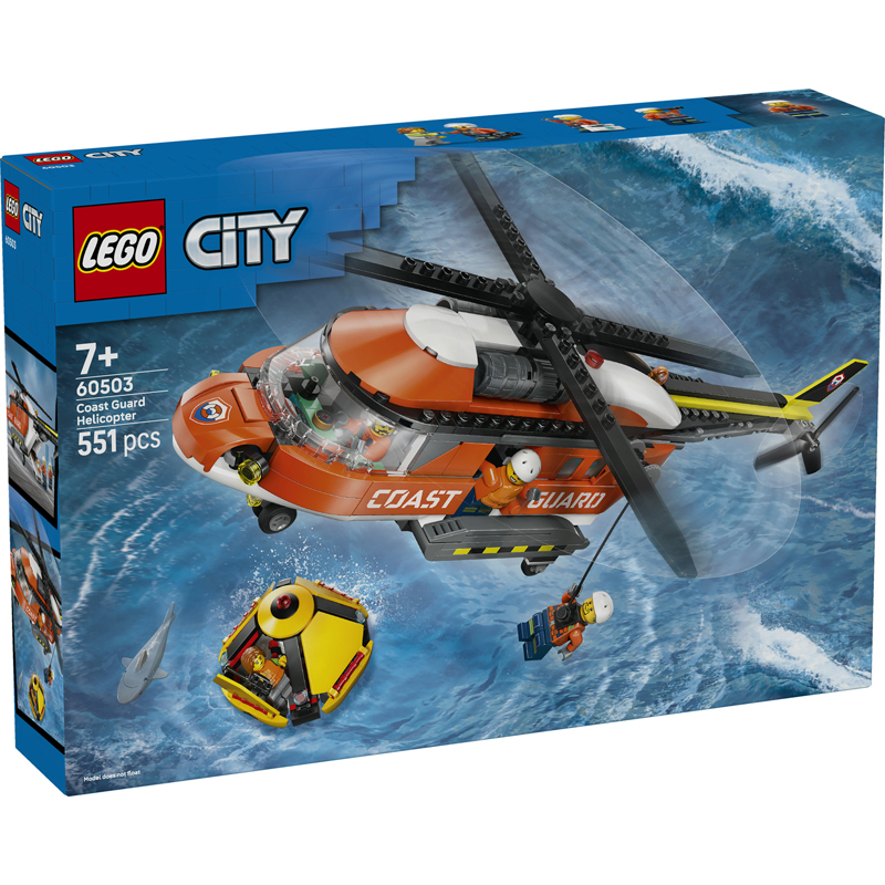 Lego 60503 - Hélico des garde cotes - Lego City