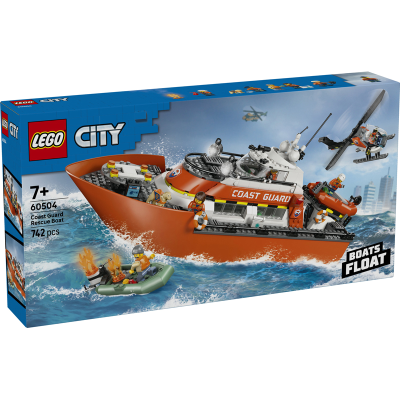 Lego 60504 - Bateau +helico gardecotes - Lego City