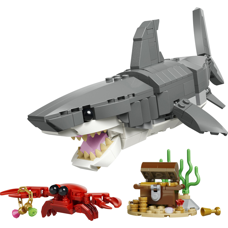 Lego 31381 - Requin +coffre trésor - Lego Creator