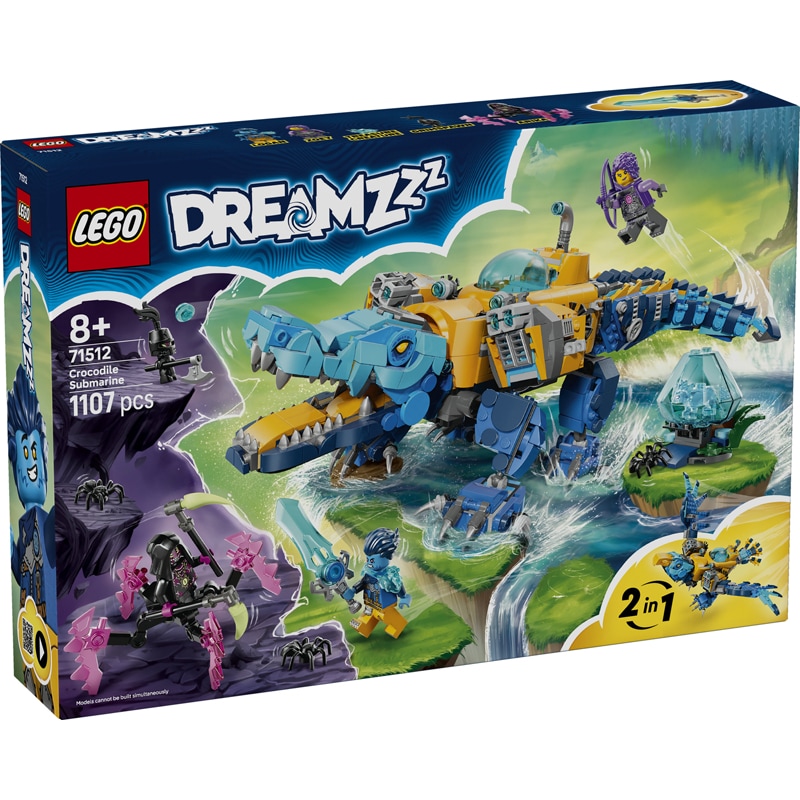 Lego 71512 - Sousmarin crocodile dreamz - Lego Dreamzzz
