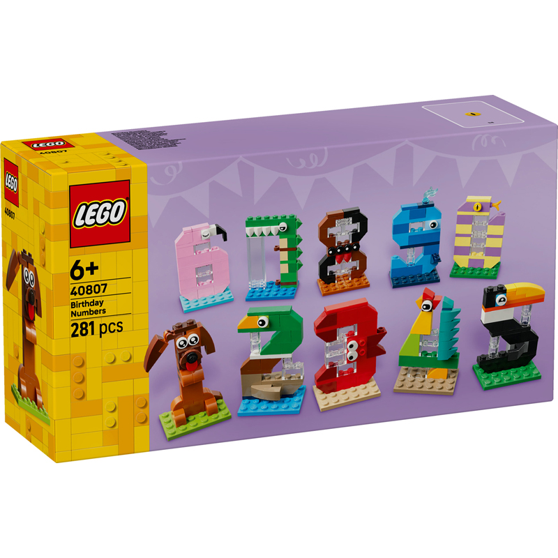 Lego 40807 - Chiffres anniversaire iconic - Lego Icons