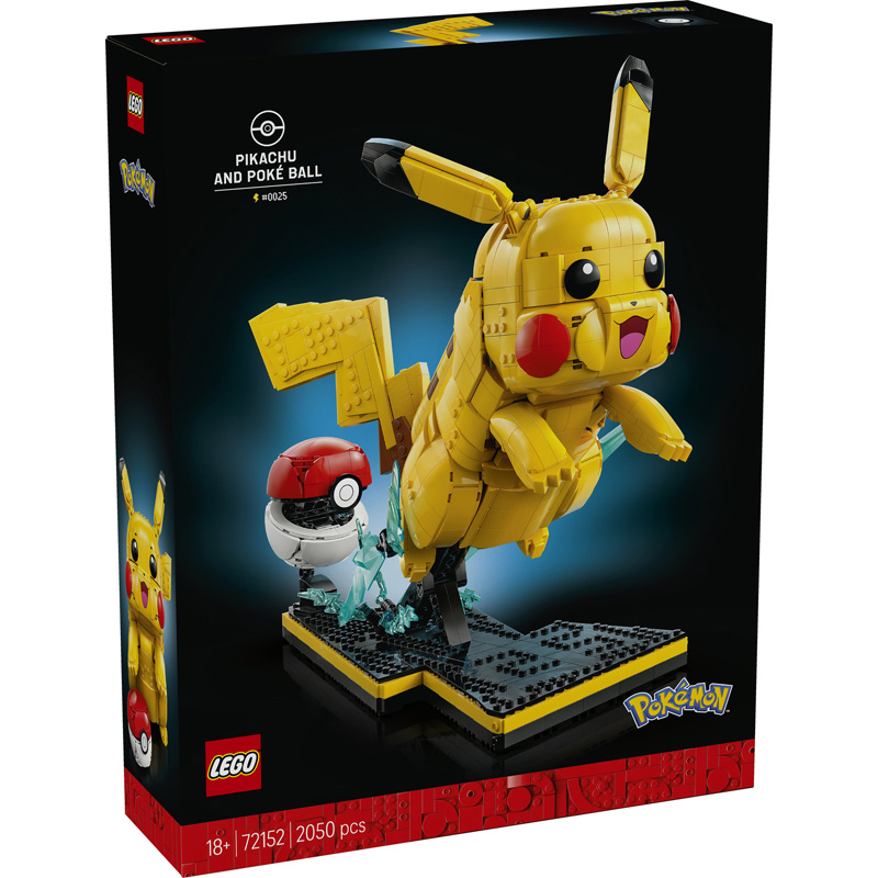 Lego 72152 - Pickachu et pokeball pokémon - Lego Pokémon