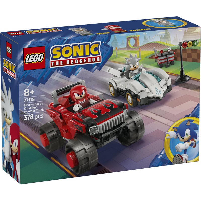 Lego 77118 - Vehs silver vs knuckles - Lego Sonic The Hedge
