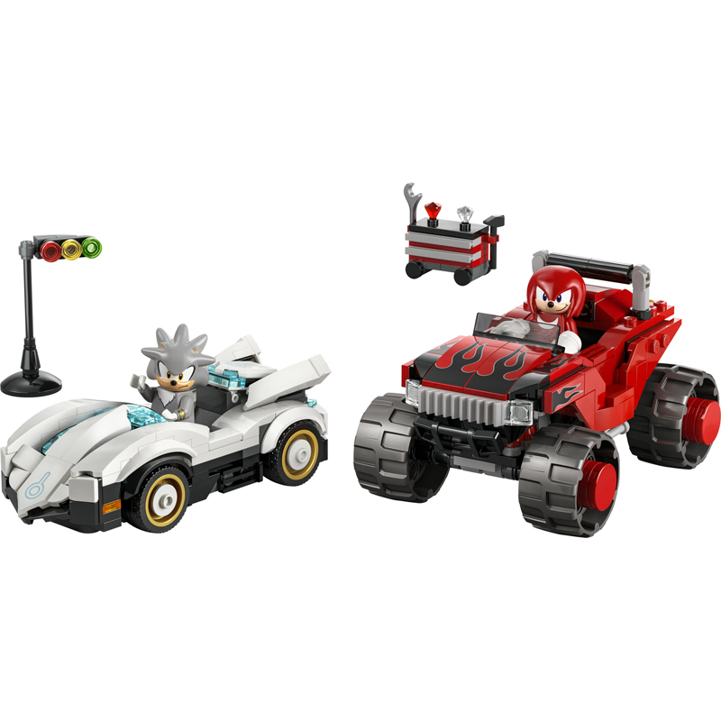Lego 77118 - Vehs silver vs knuckles - Lego Sonic The Hedge