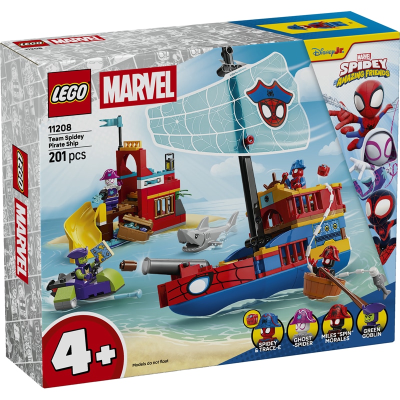 Lego 11208 - Bateau pirate equipe - Lego Dis Spidey Spiderman Junior
