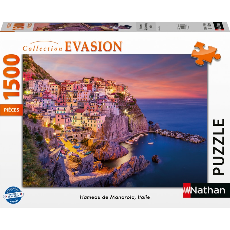 Puzzle 1500 pièces nathan assorti*