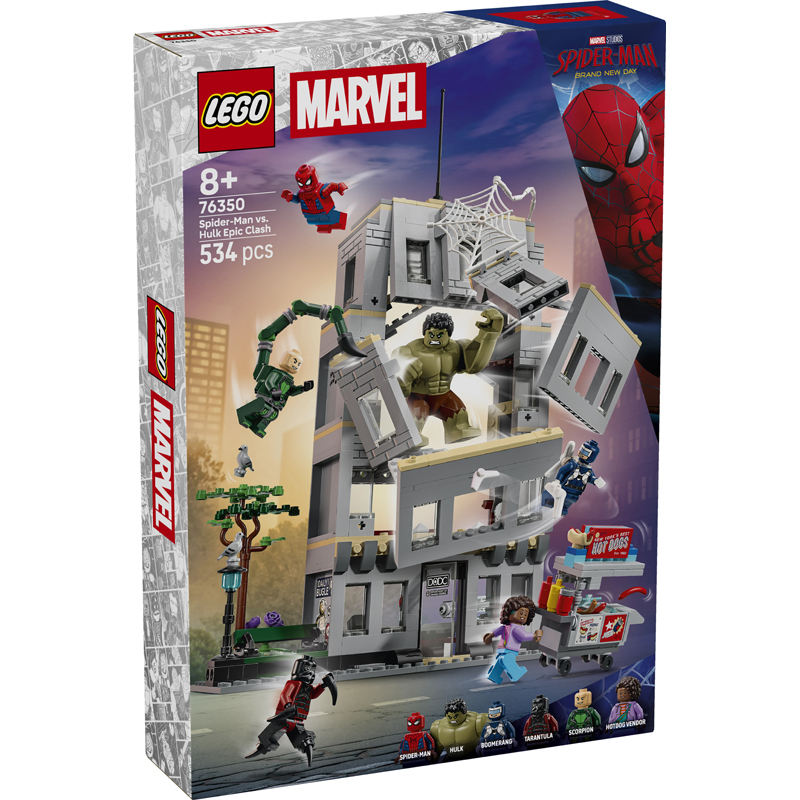 Lego 76350 - Affrontement Hulk vs spider - Lego Dis Spiderman