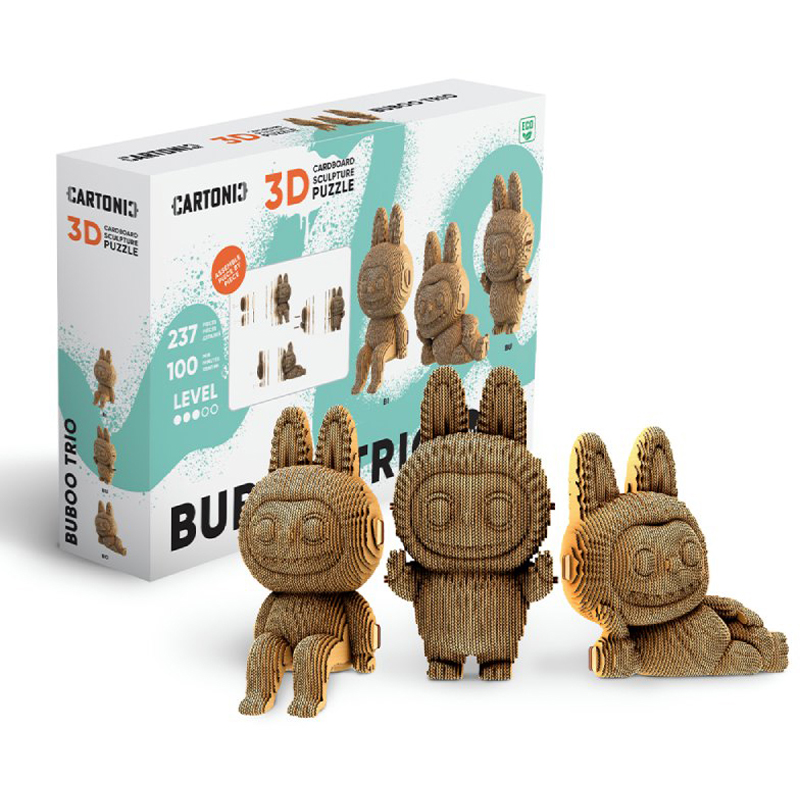 Puzzle 3d 237 pièces trio buboo