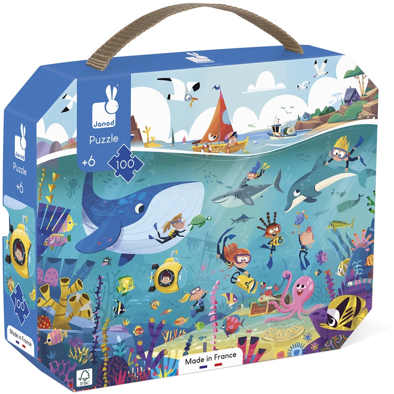 Puzzle les fonds marins - 100 pièces