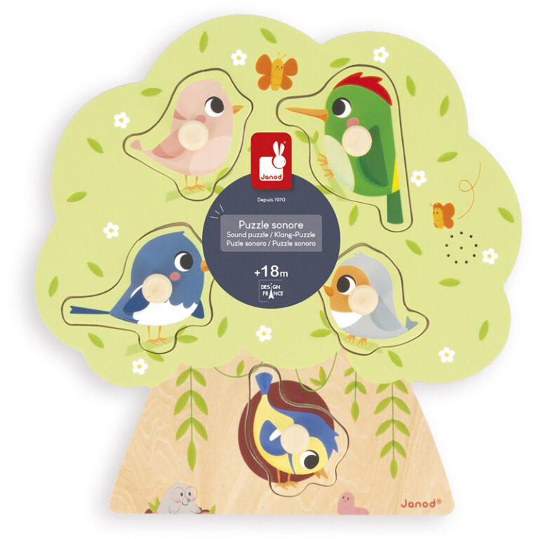 Puzzle sonore oiseau