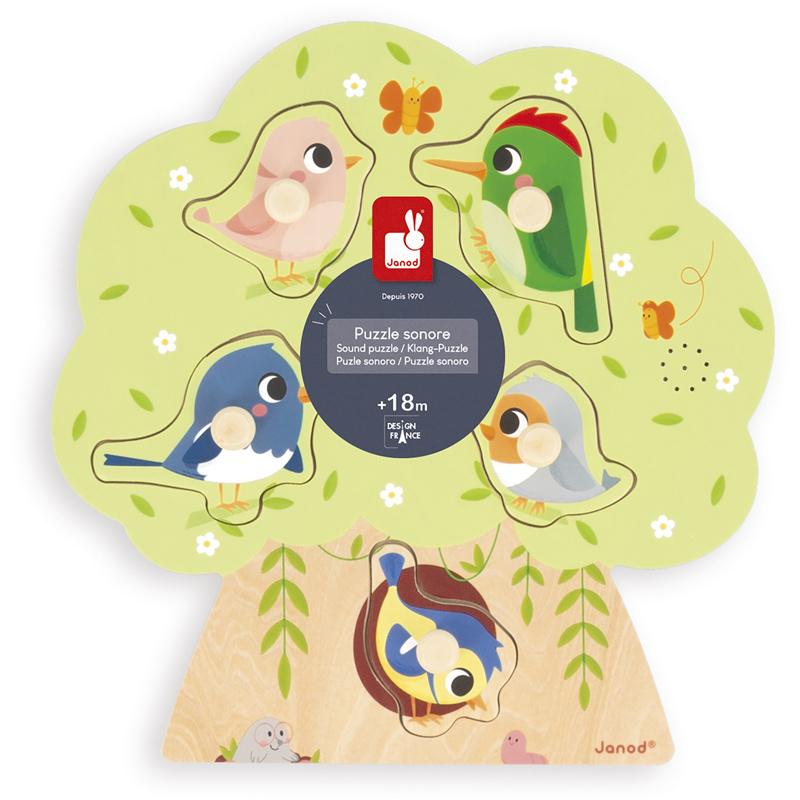 Puzzle sonore oiseau