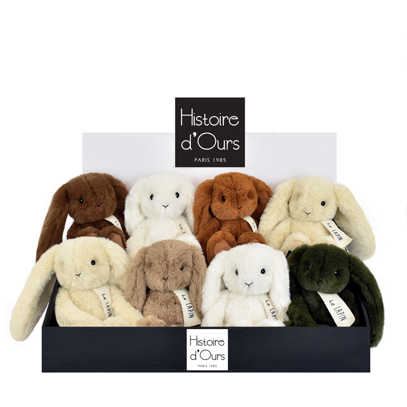 Peluche 20 cm lapin assorti pre8
