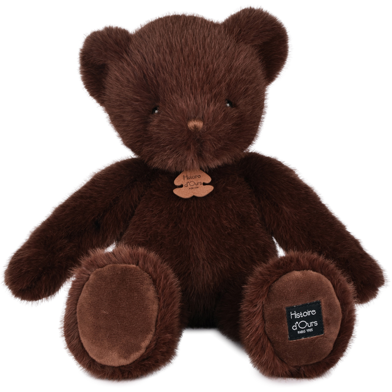 Peluche 38 cm ours choco